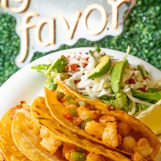 Tacos Gobernador Plate
